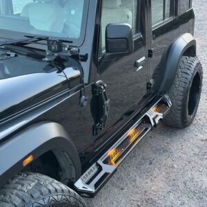 PROMAN Metal Side Foot Step for Thar ROXX (With Lights)